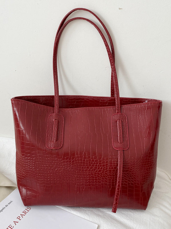 burgundy handbag — view 7