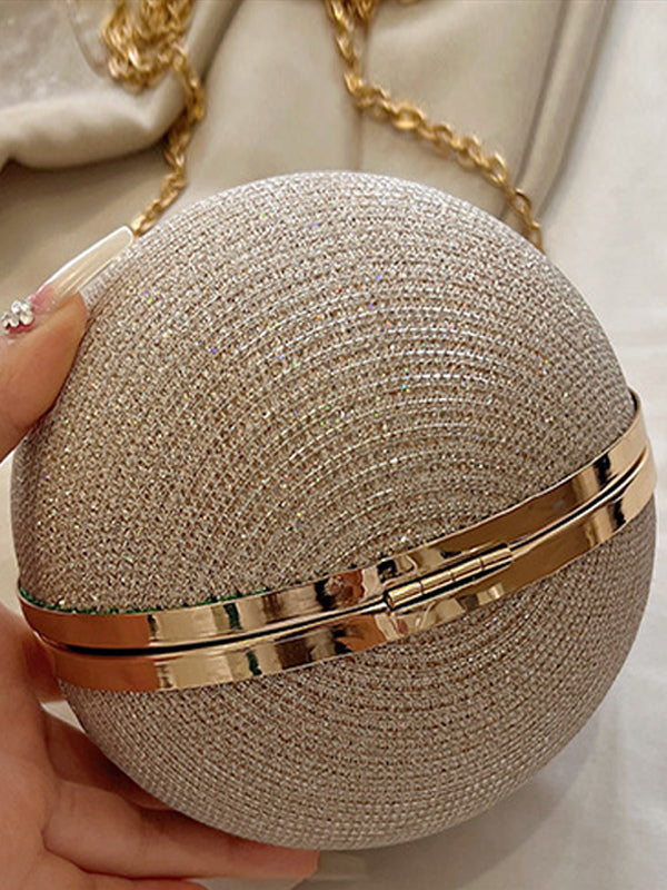 gold handbag — view 4