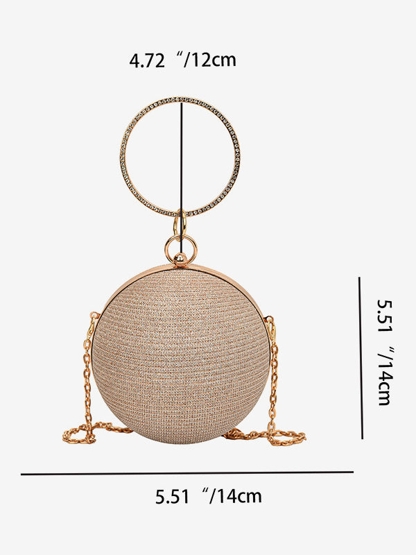 gold handbag — view 3