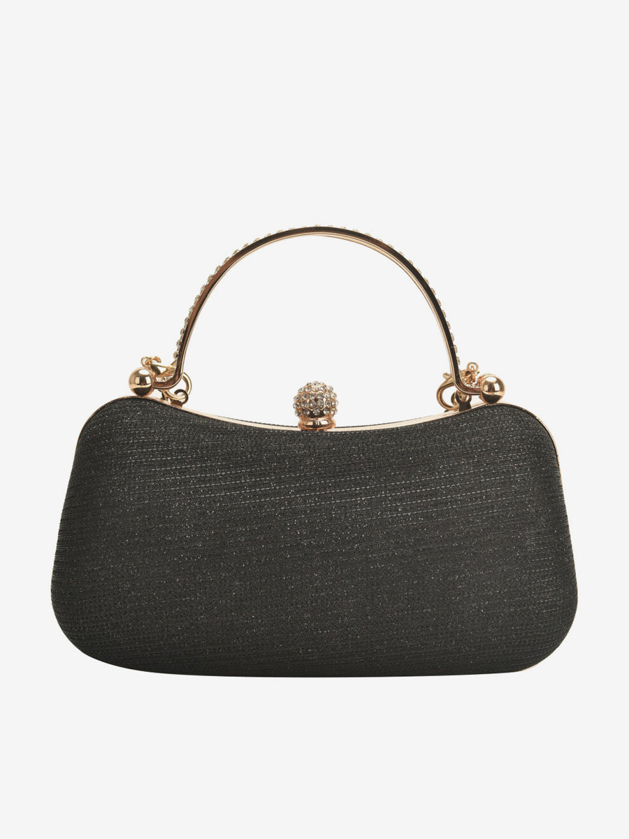 gold embellished handbag — view 6