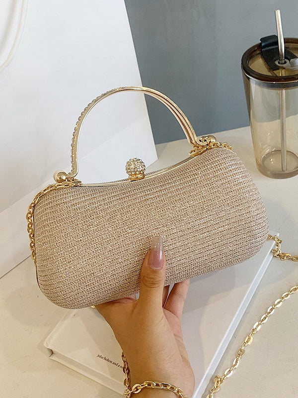 gold embellished handbag — view 2