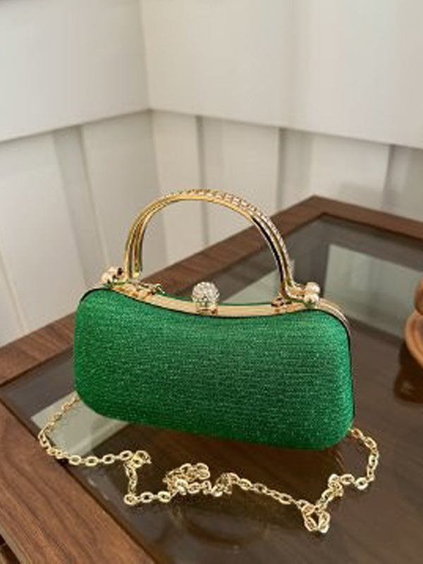 gold embellished handbag — view 11