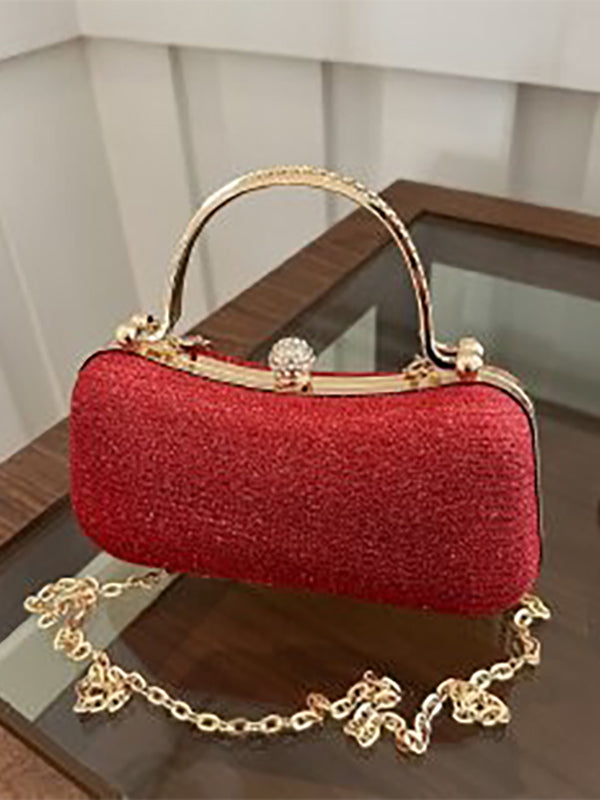 gold embellished handbag — view 10