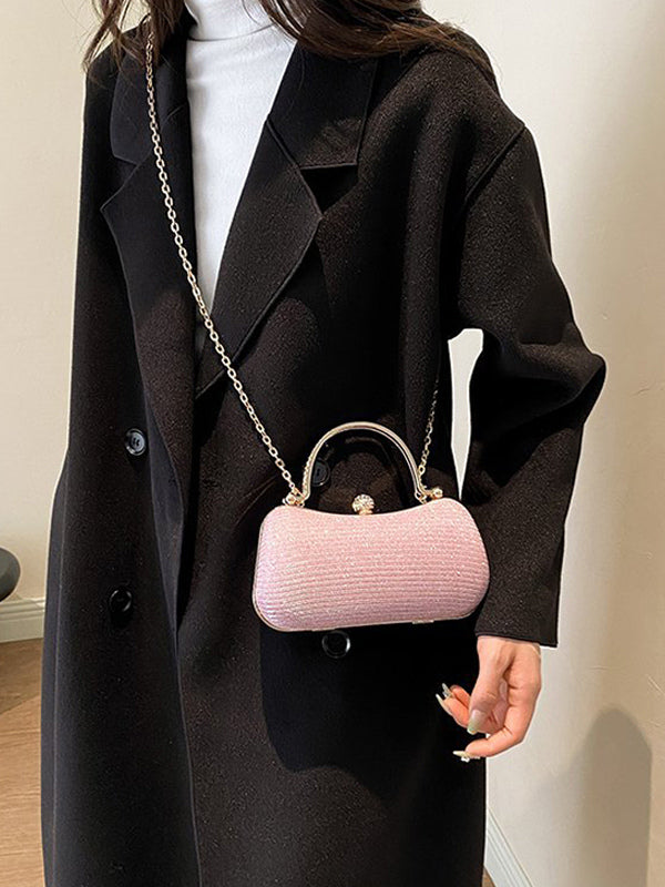 gold embellished handbag — view 7