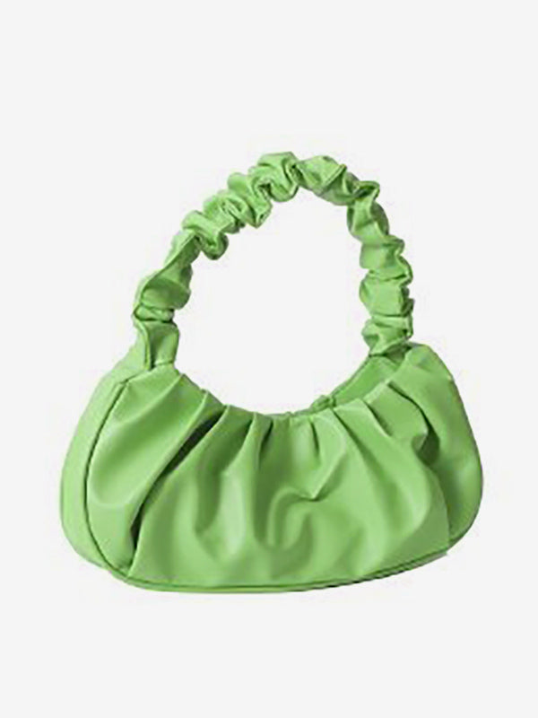 gold leather handbag — view 7