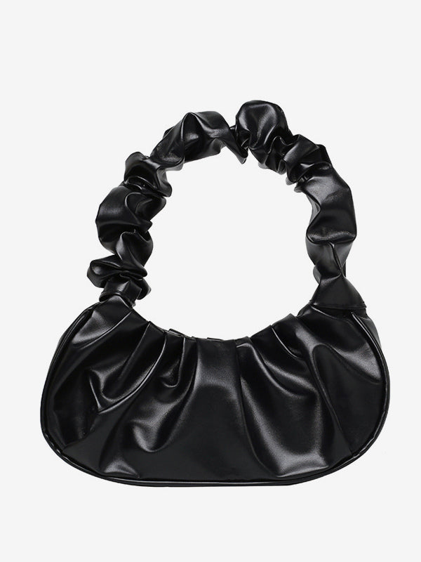 gold leather handbag — view 5