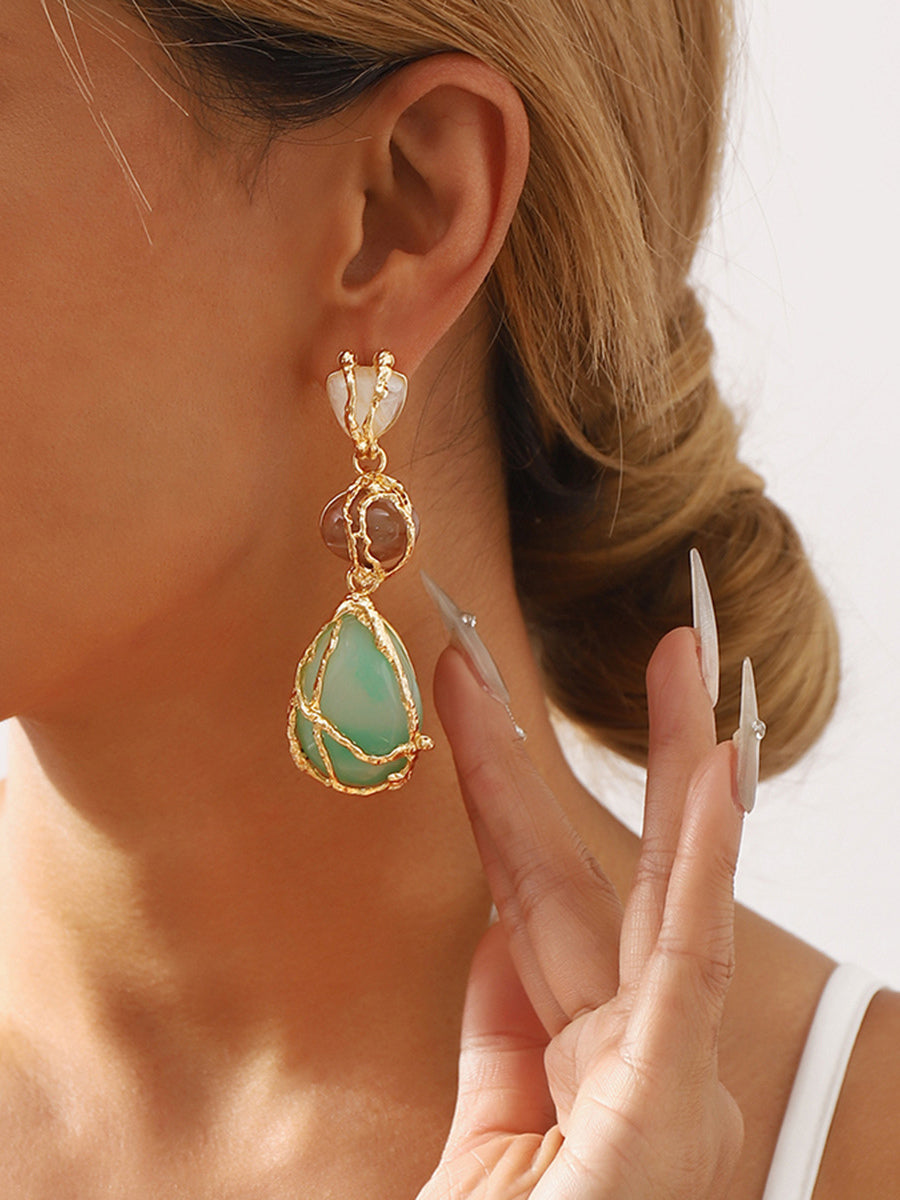 Green Earrings — view 2