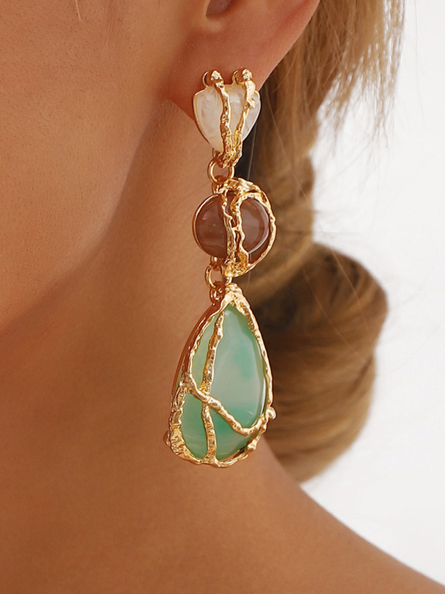 Green Earrings — view 1