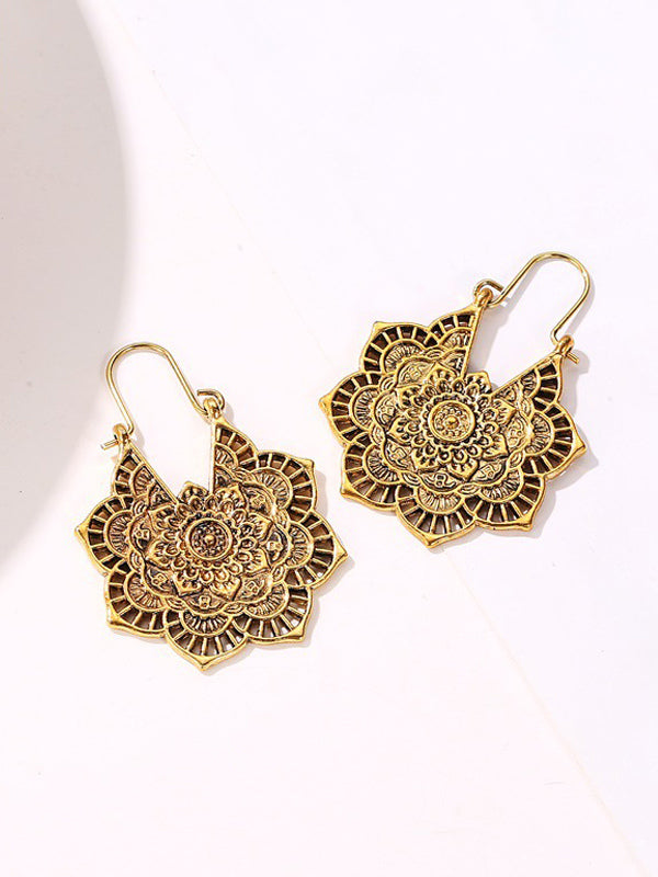 bronze earrings — view 3