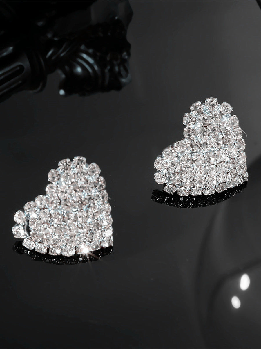 gold embellished earrings — view 6