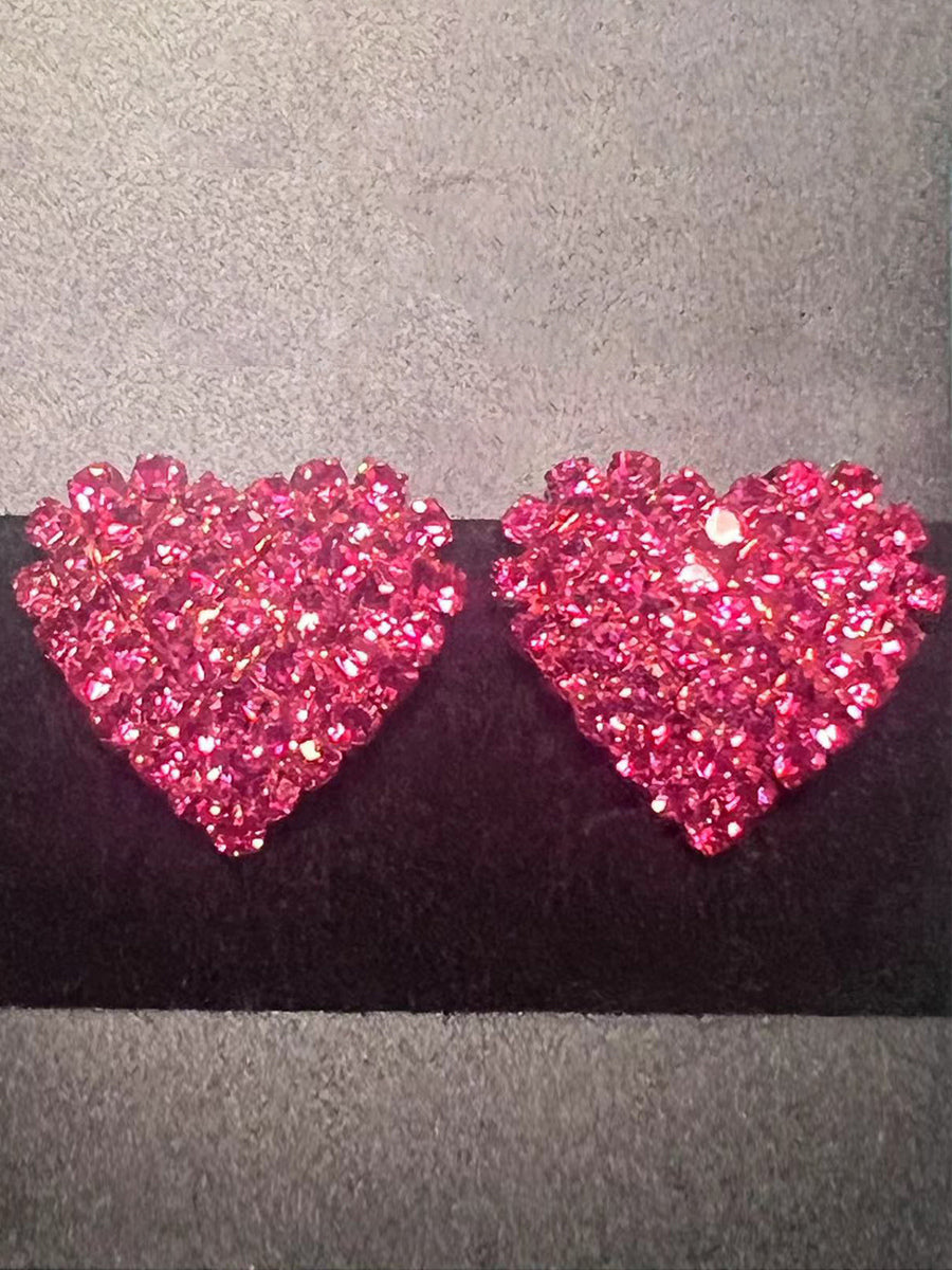 gold embellished earrings — view 8
