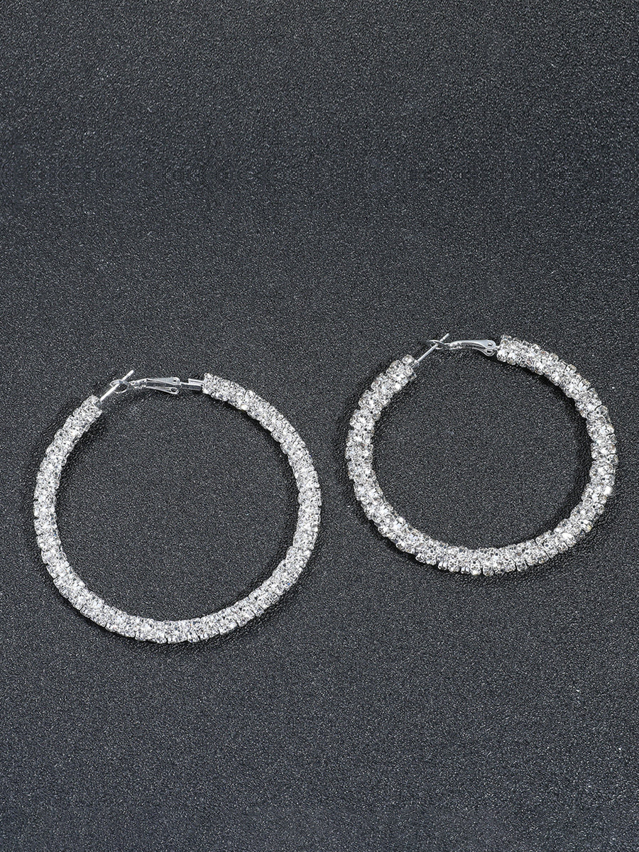 gold embellished earrings — view 7