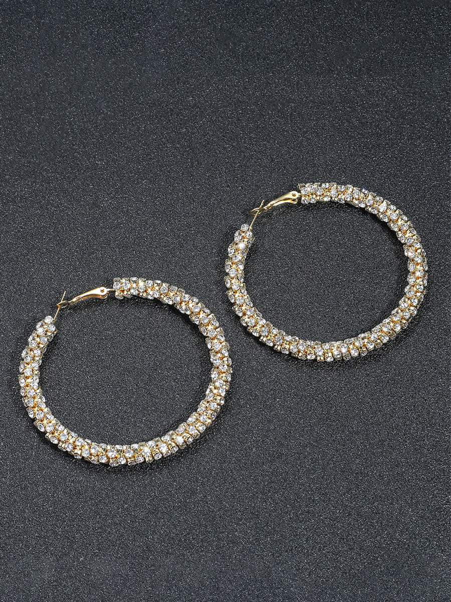 Gold Embellished Earrings — view 4