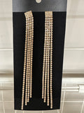 Gold Embellished Longline Earrings — view 5