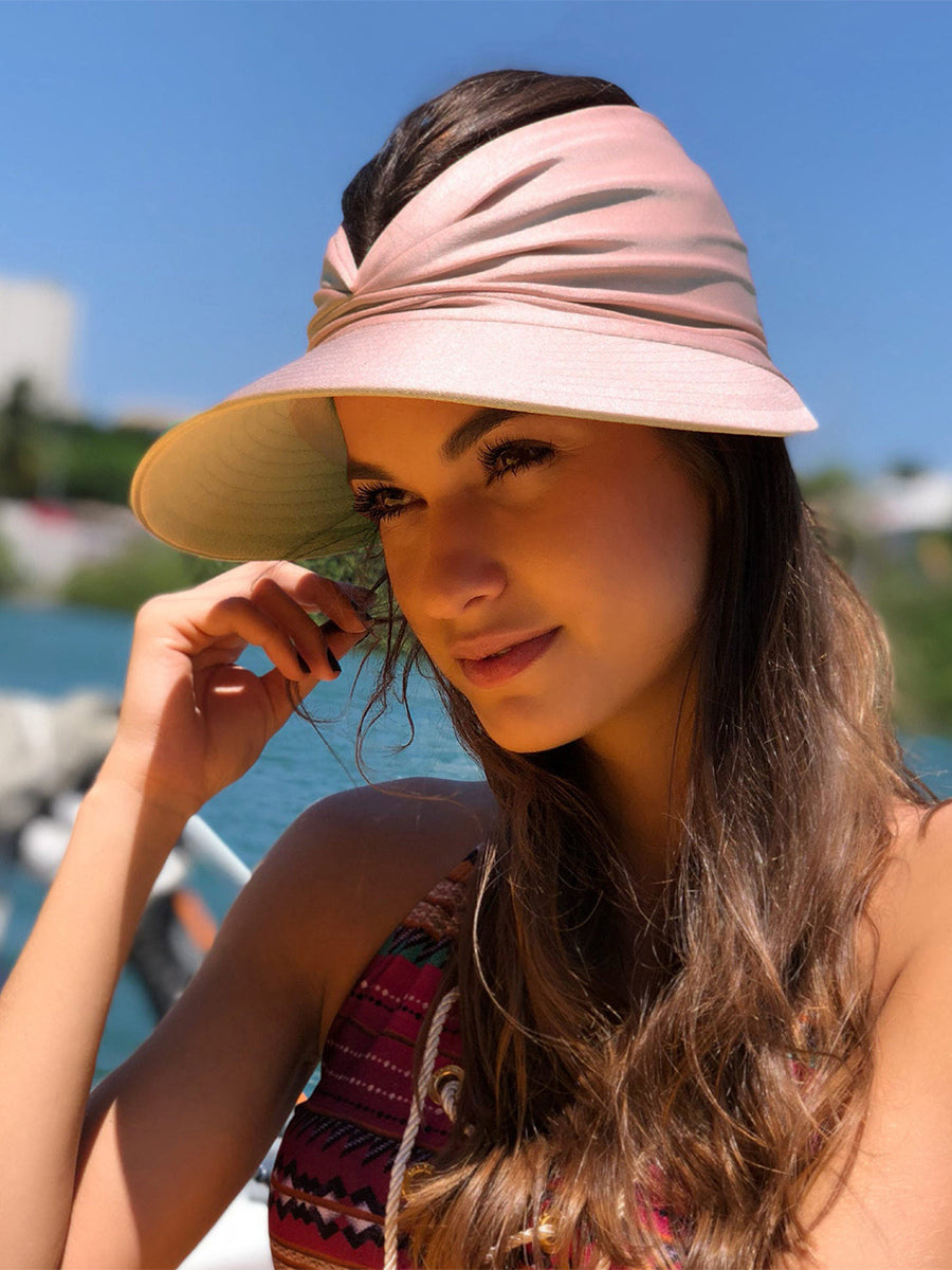 grass green stretch panel hat — view 4