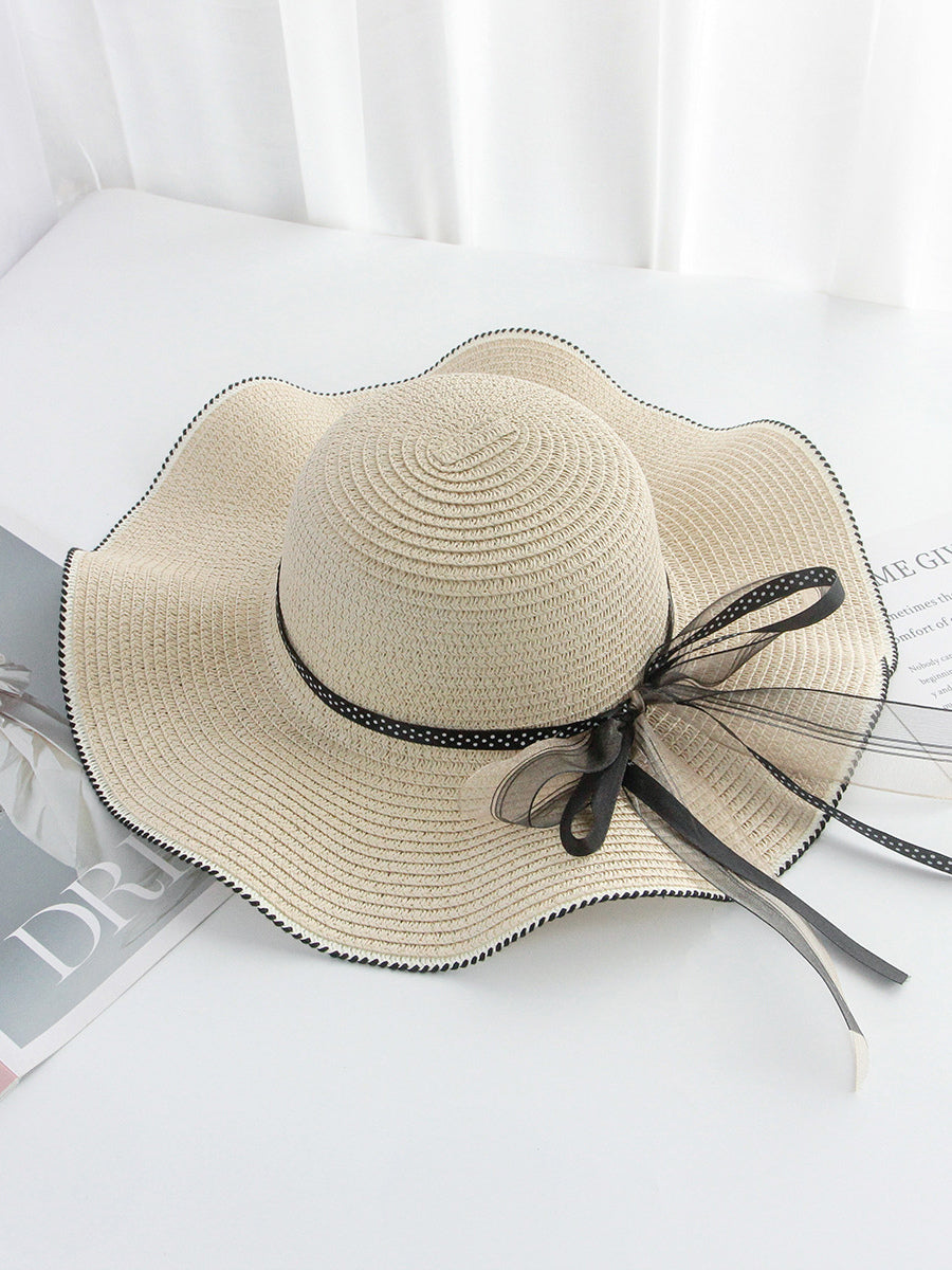 ivory bow detail hat — view 6