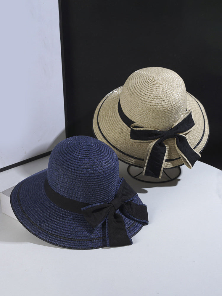 navy bow detail hat — view 10