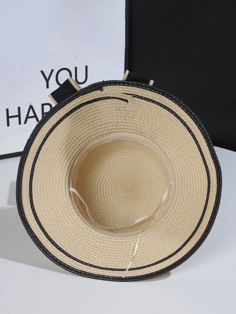 navy bow detail hat — view 7