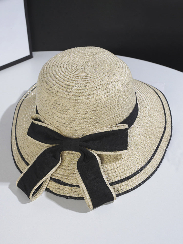 navy bow detail hat — view 6