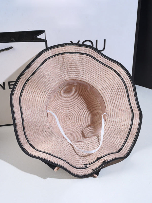 navy bow detail hat — view 3