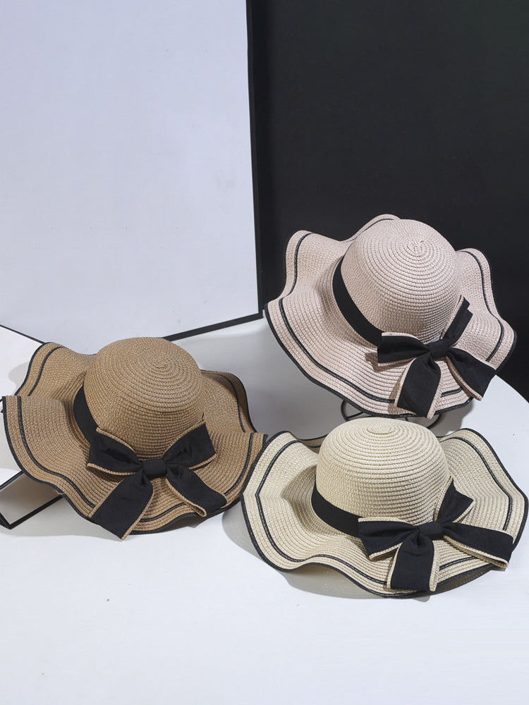 navy bow detail hat — view 7
