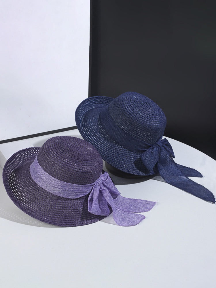 purple bow detail hat — view 8