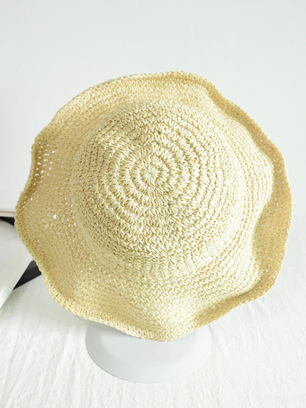 ivory woven hat — view 8