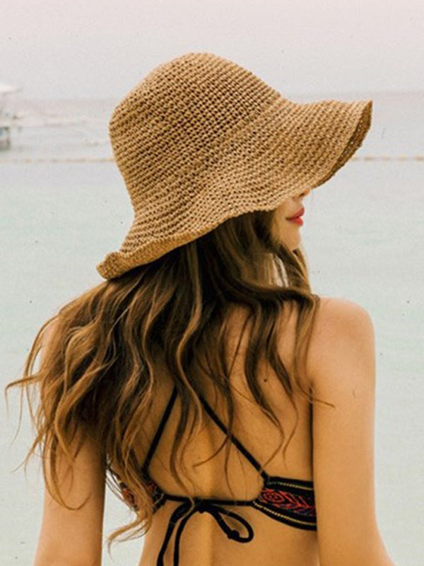 ivory woven hat — view 2