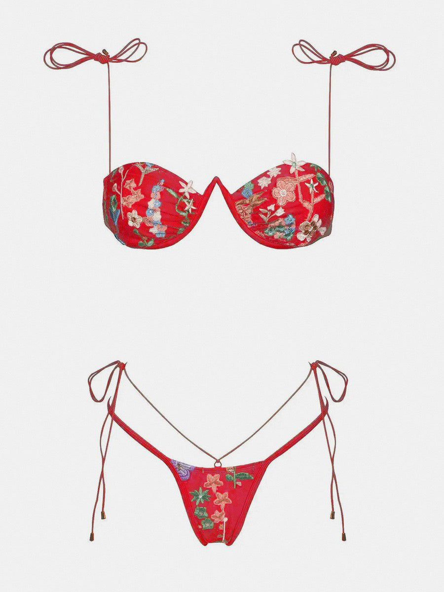 Red Bikini Set — view 4