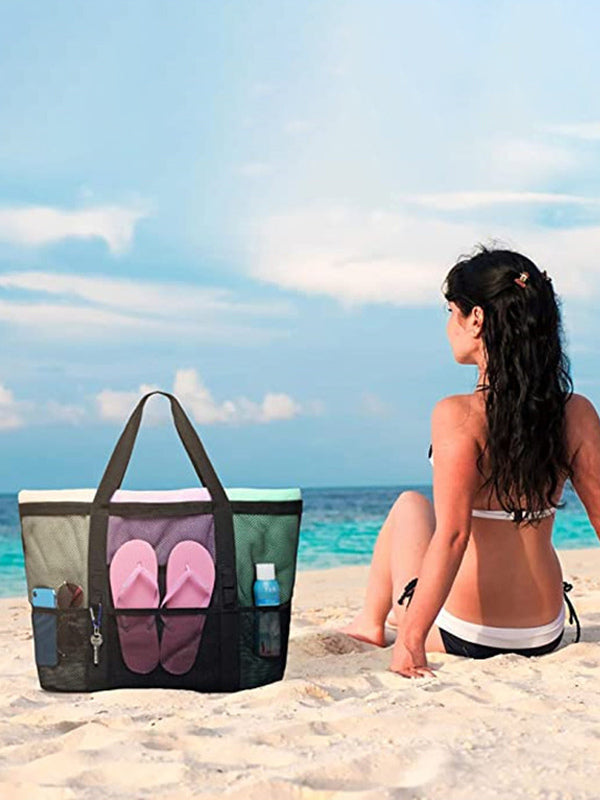 purple sheer handbag — view 2