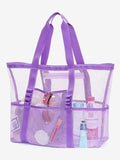purple sheer handbag — view 10