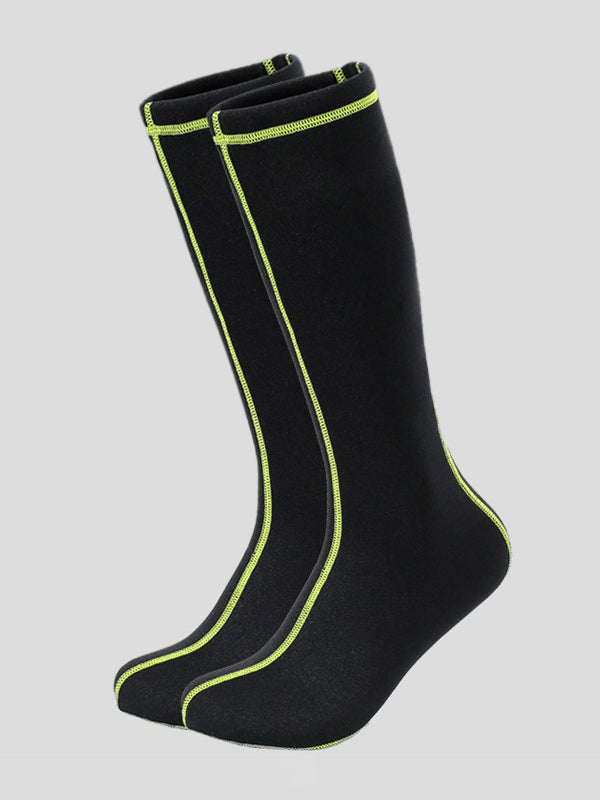 black longline socks — view 1