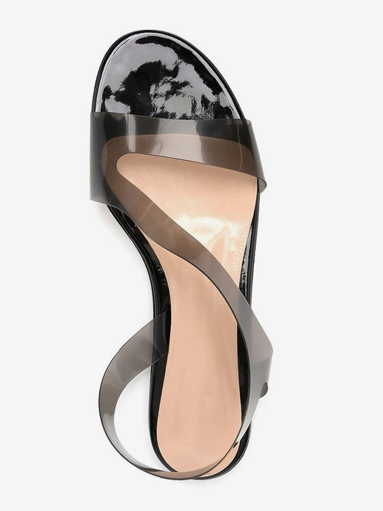 Black Open-Toe Sandals — view 4