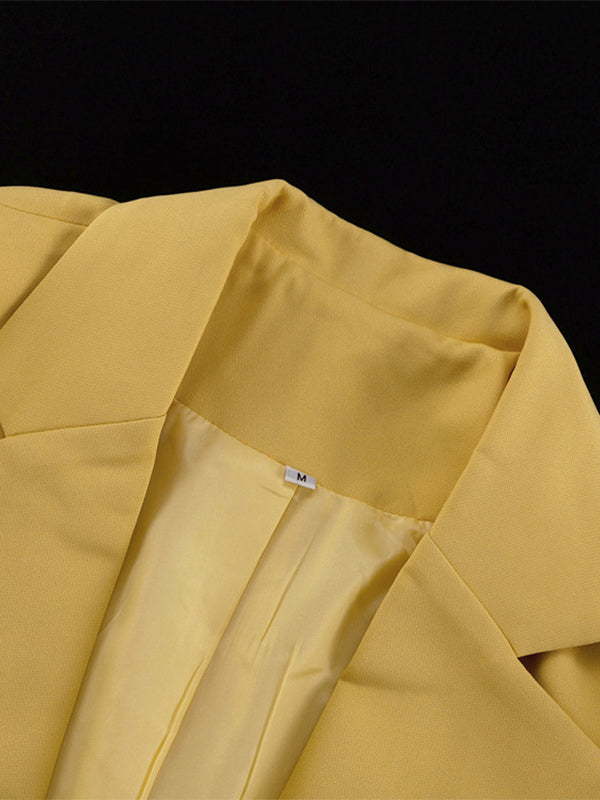 Yellow Relaxed Two-Piece Set — view 10