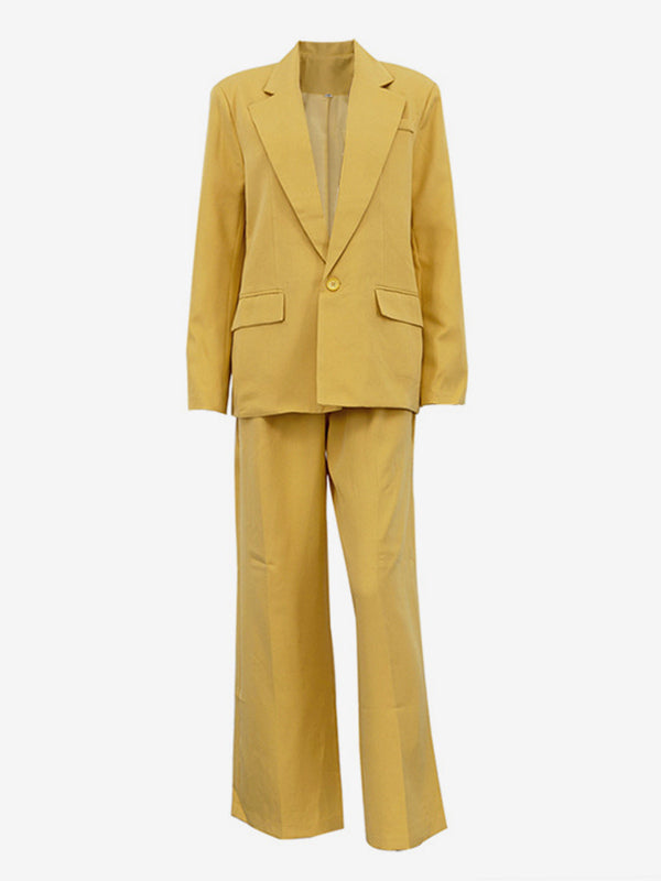 Yellow Relaxed Two-Piece Set — view 8
