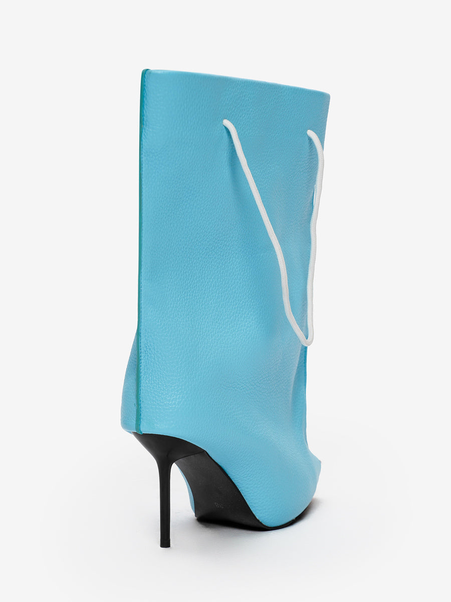 Brown Pointed-Toe Ankle Boots — view 9