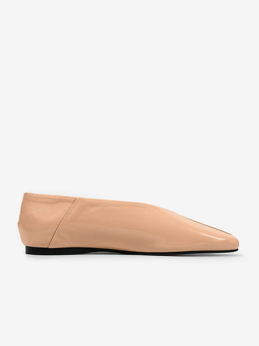 Green Square-Toe Slip-On Ballet Flats — view 10