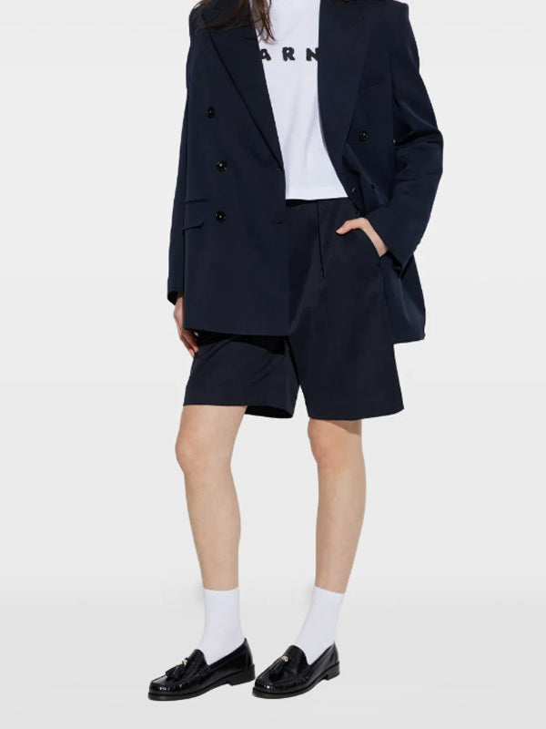 Burgundy Round-Toe Slip-On Loafers — view 3