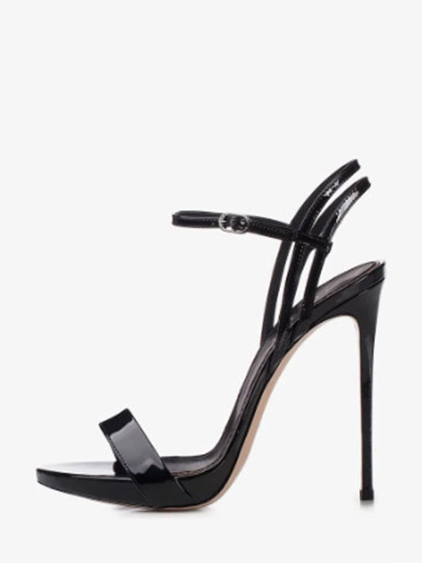 Gold Open-Toe Metallic Sandals — view 15