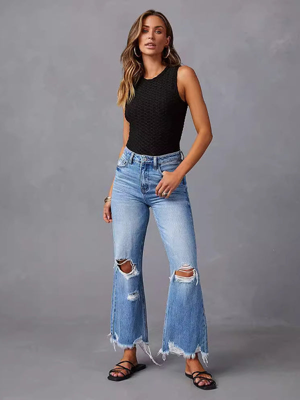 Blue Denim Jeans — view 5