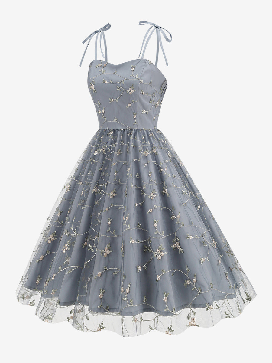Apricot Floral Sheer Midi Dress — view 16