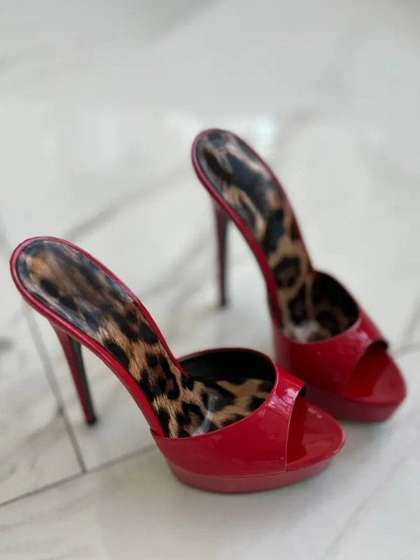 Apricot Open-Toe Platform Sandals — view 10
