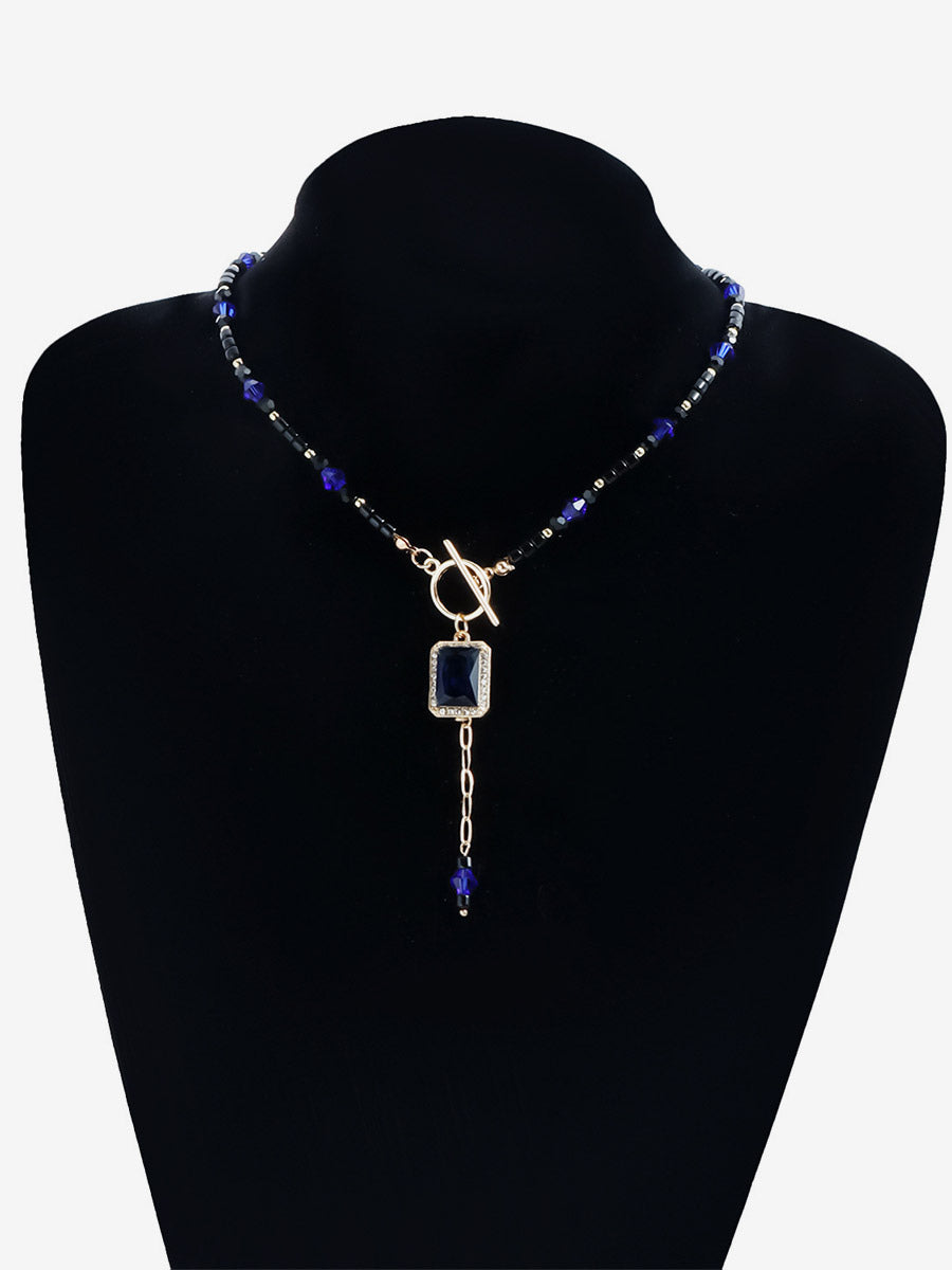 blue necklace — view 5