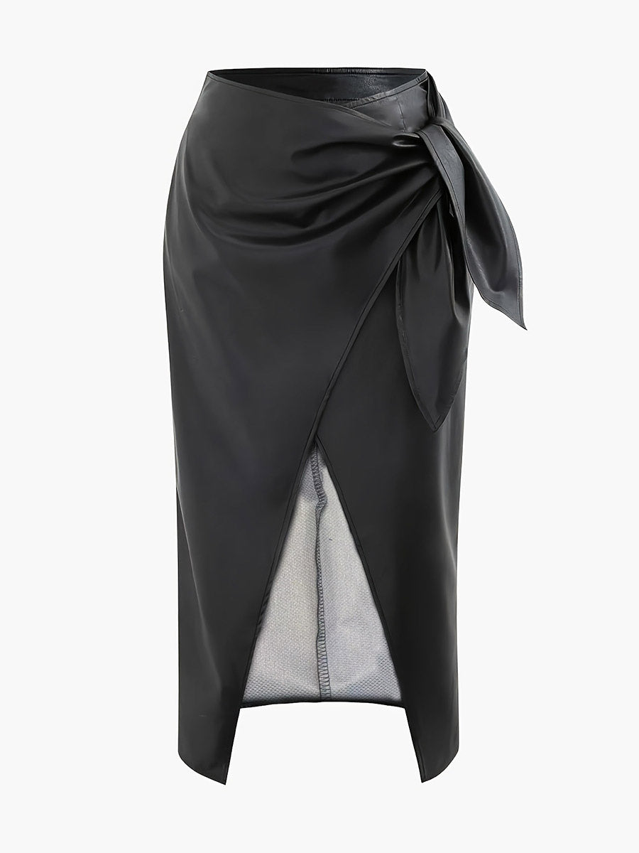 Black Leather Trousers — view 3