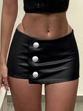 Black Mini Trousers — view 1