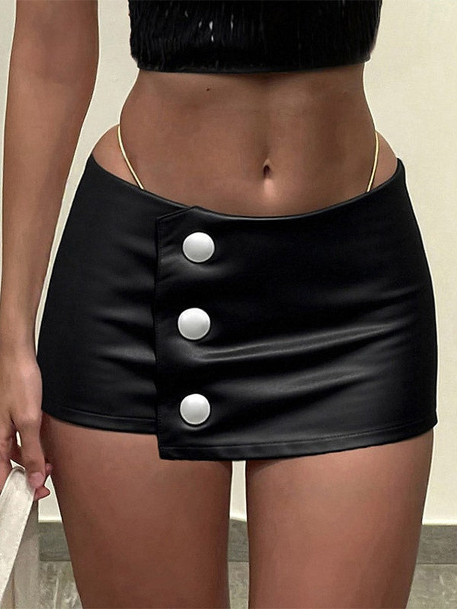 Black Mini Trousers — view 1