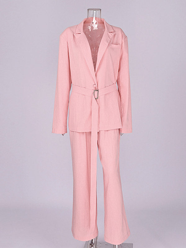 Pink Long-Sleeve Two-Piece Set — view 6