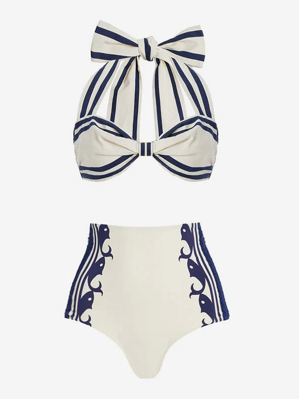 White Lace-Up Beach Cover-Up — view 7