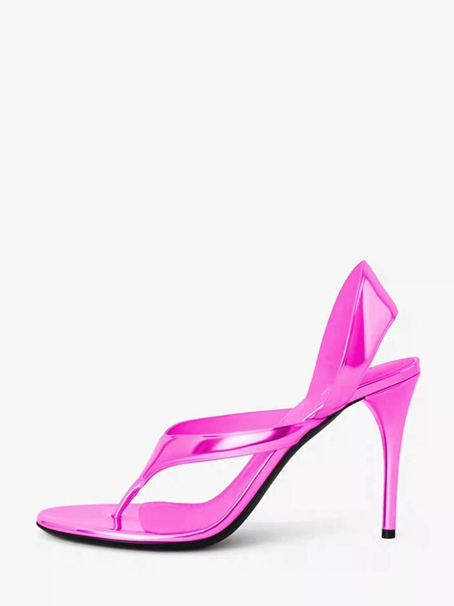 Gold Stiletto Sandals — view 3