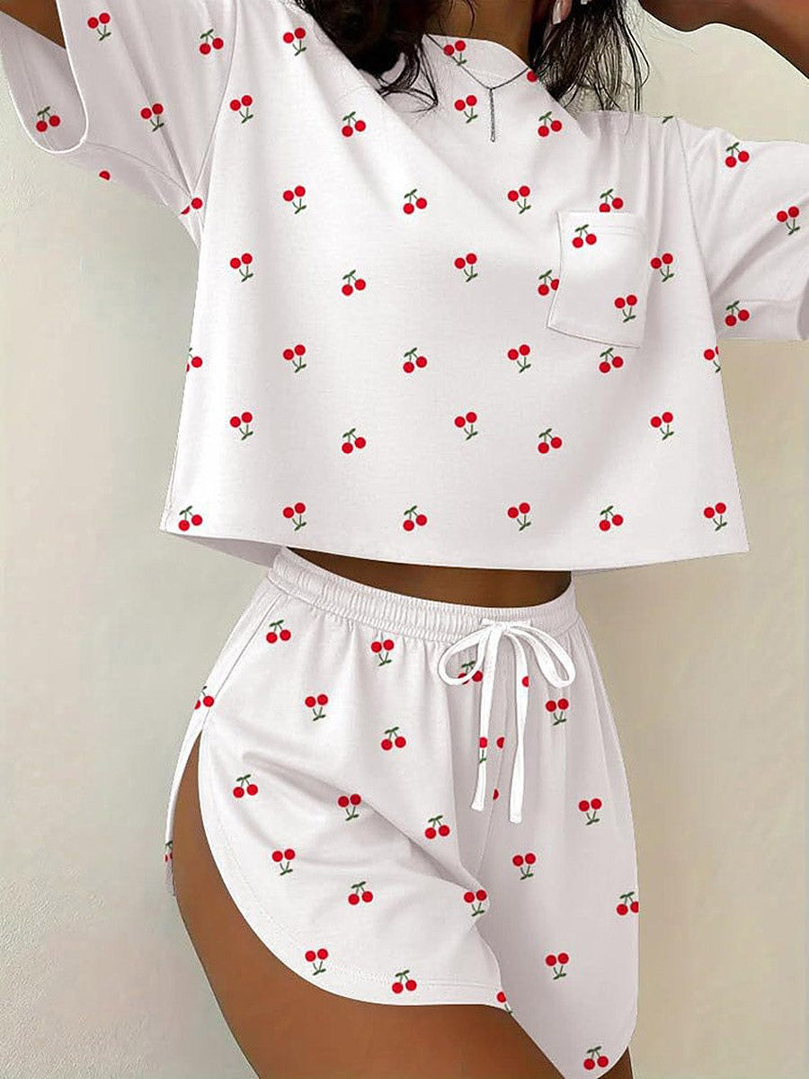 Rose Short-Sleeve Two-Piece Set — view 1
